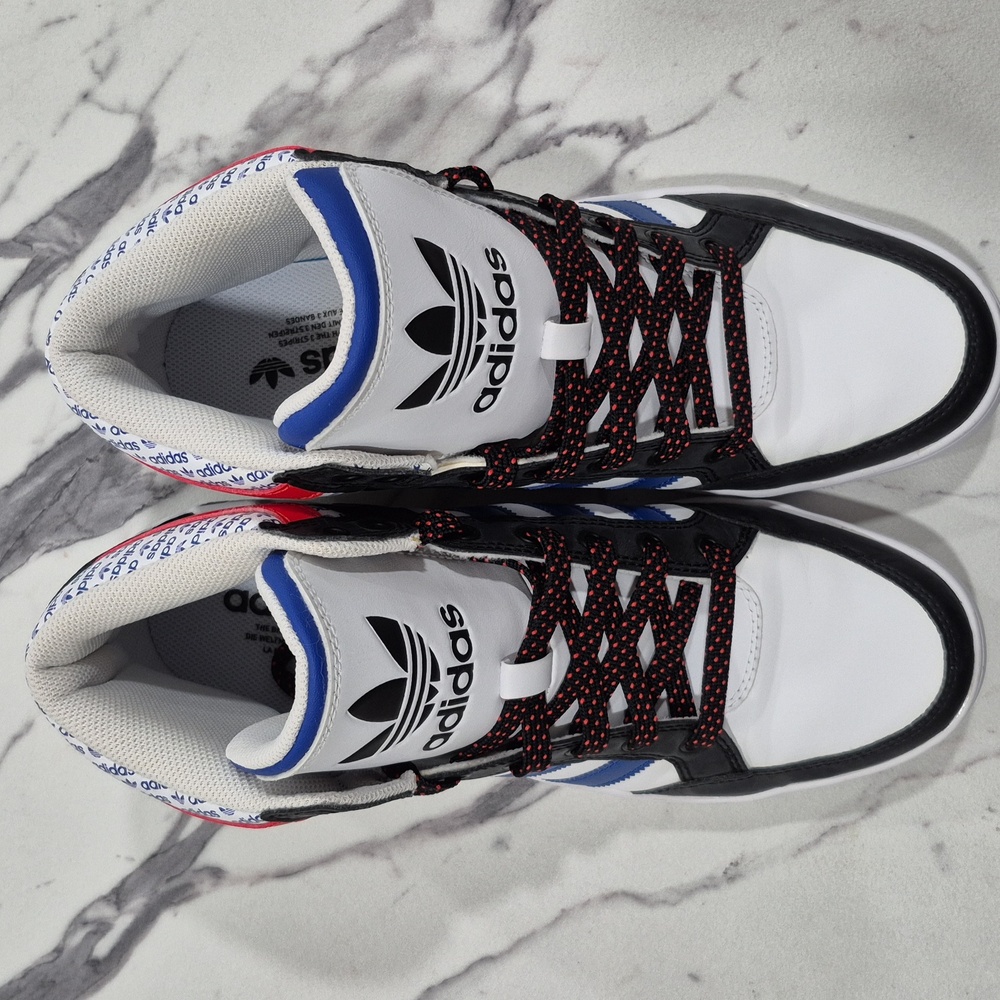Adidas Transmission Pack Hi Top Hard Court Basketball Sneakers, Mens 9 White - Picture 9 of 15